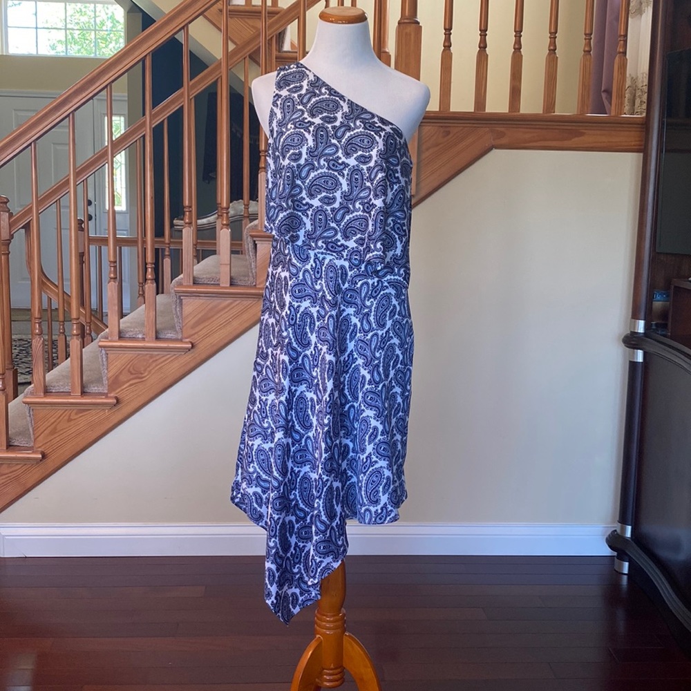 BANANA REPUBLIC ONE SHOULDER DRESS